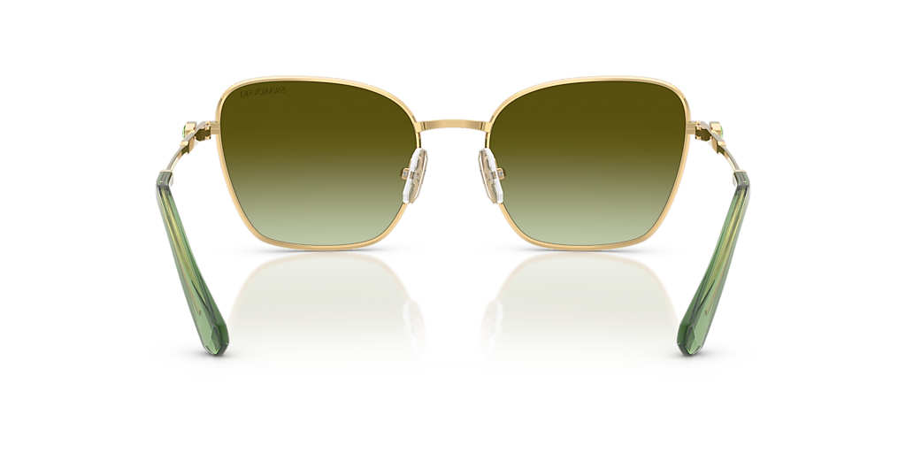 Swarovski SK7029 XL (58 - 19) with Green lenses and Gold frame