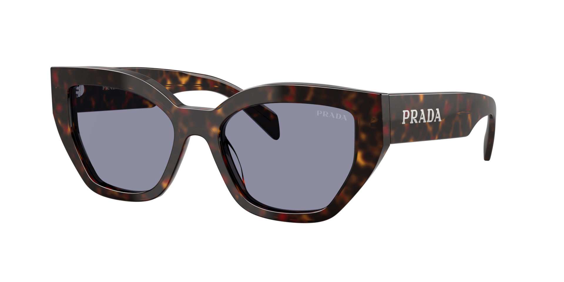 Prada Woman Sunglass PR A09S -  Frame color: Root Tortoise, Lens color: Grey