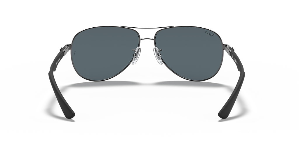 Ray-Ban Carbon Fibre XL (61 - 13) with Silver lenses and Grey
