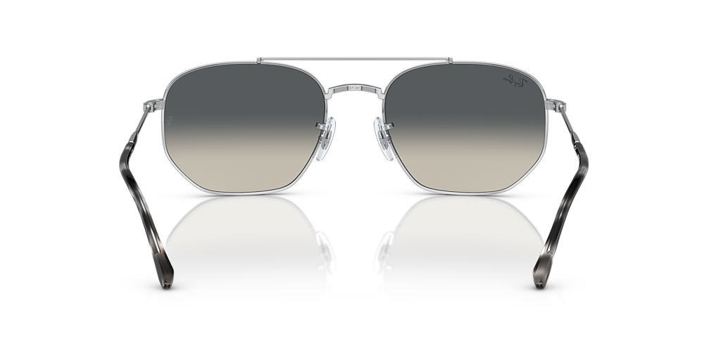 Ray-Ban RB3707 XL (57 - 20) with Grey lenses and Silver frame