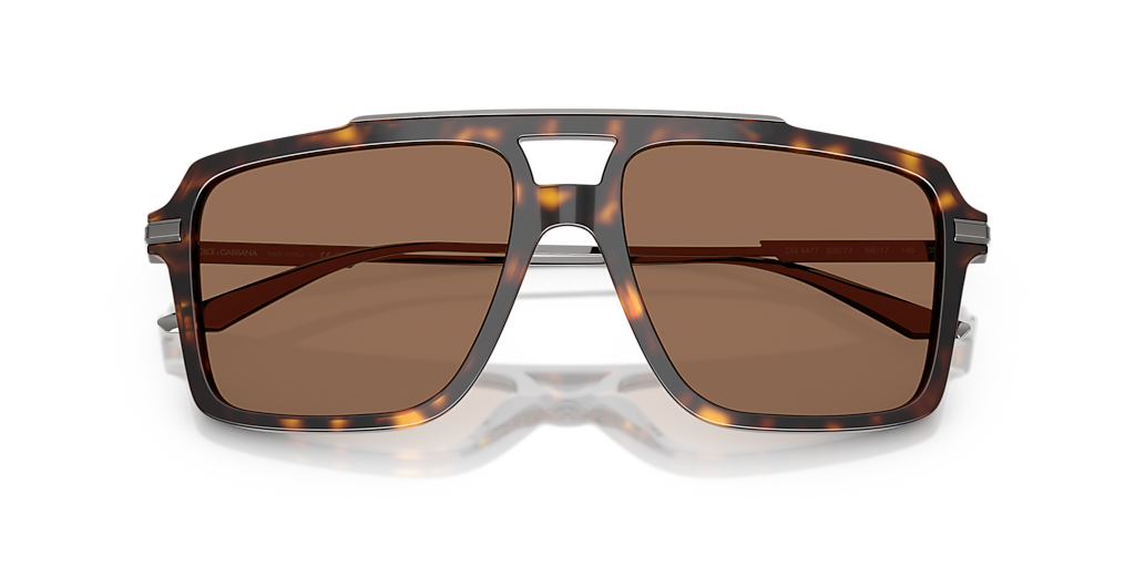 Dolce&Gabbana DG4477 XXL (56 - 17) with Brown lenses and Tortoise
