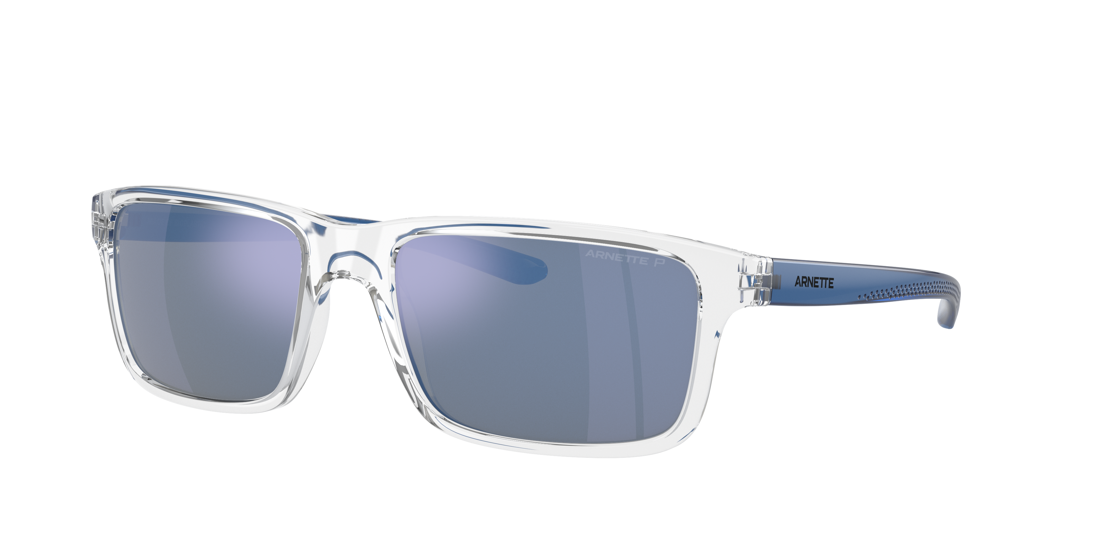 Arnette Man Sunglass Mwamba -  Frame color: Crystal, Lens color: Dark Grey Mirror Water Polarized