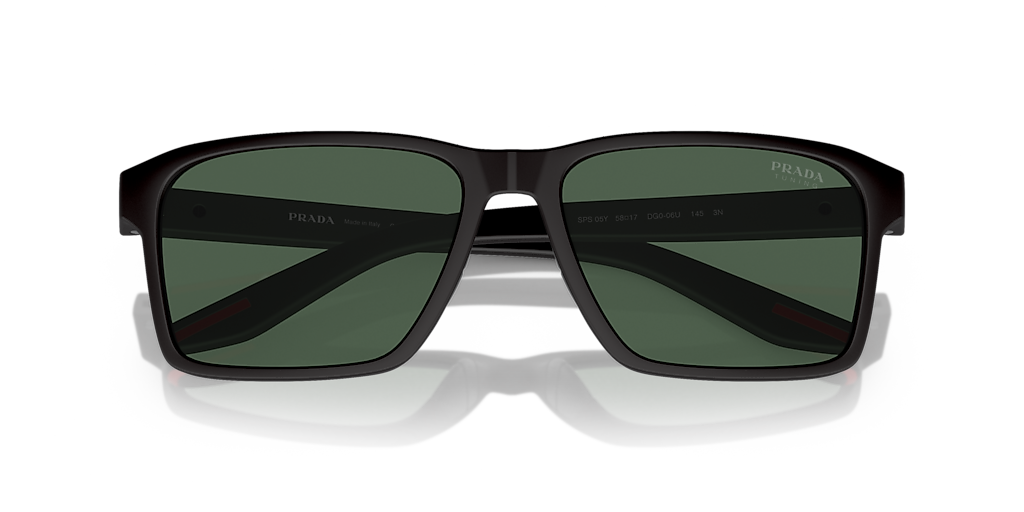 Prada Linea Rossa PS 05YS XXL (58 - 17) with Green lenses and