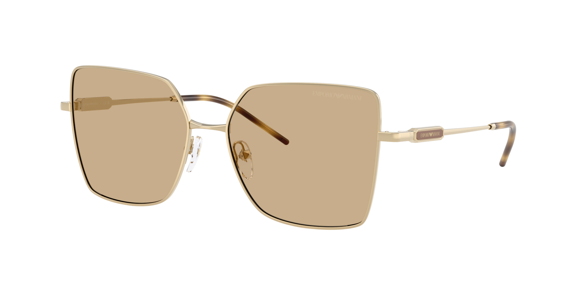 Emporio Armani Women's Gold ’S Square-Shape Sunglasses - Image 4