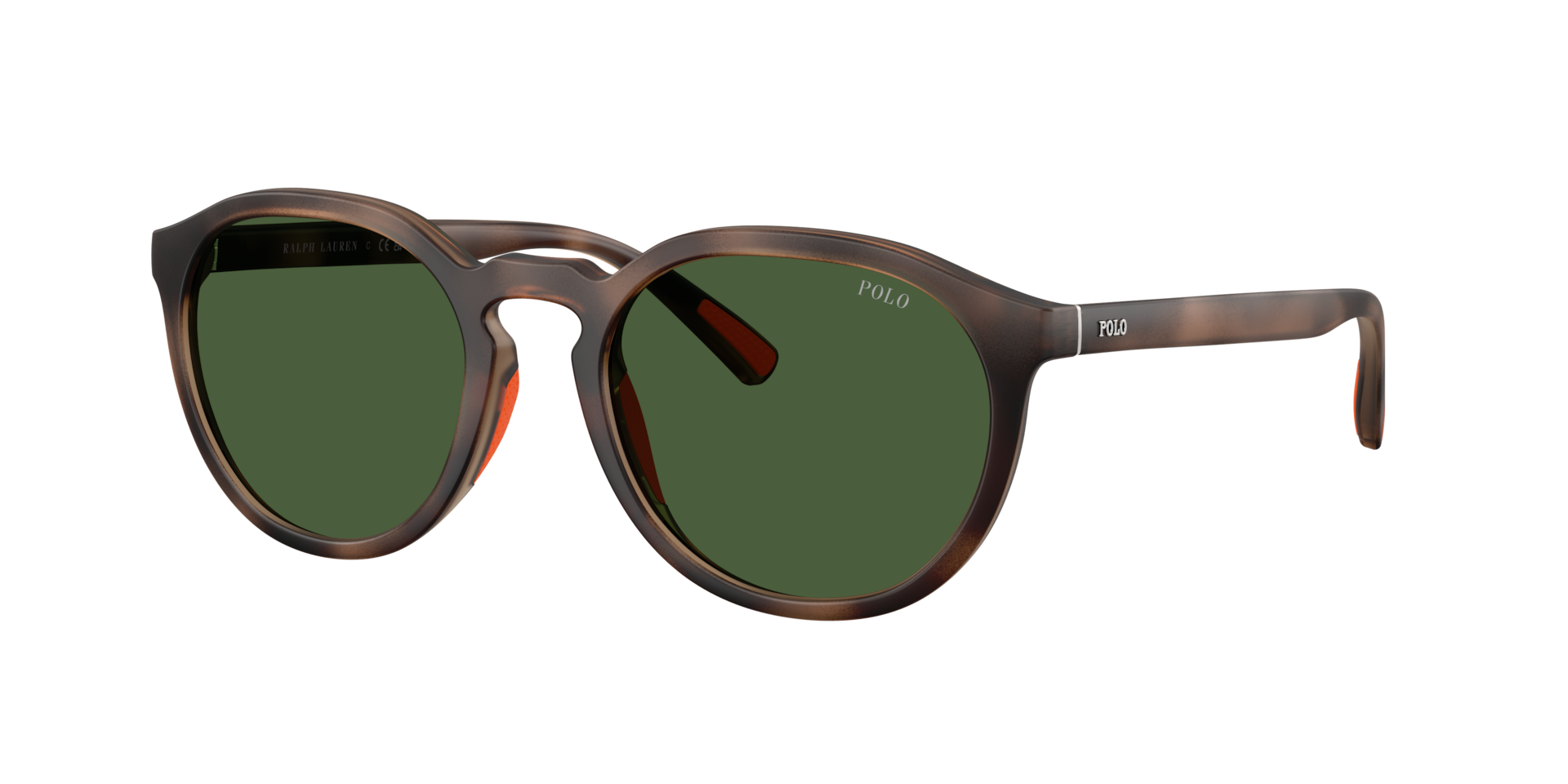 Polo Ralph Lauren Homme Sunglass PH4232U - Couleur du Monture: Havana foncé mat, Couleur de Lentille: Vert bouteille