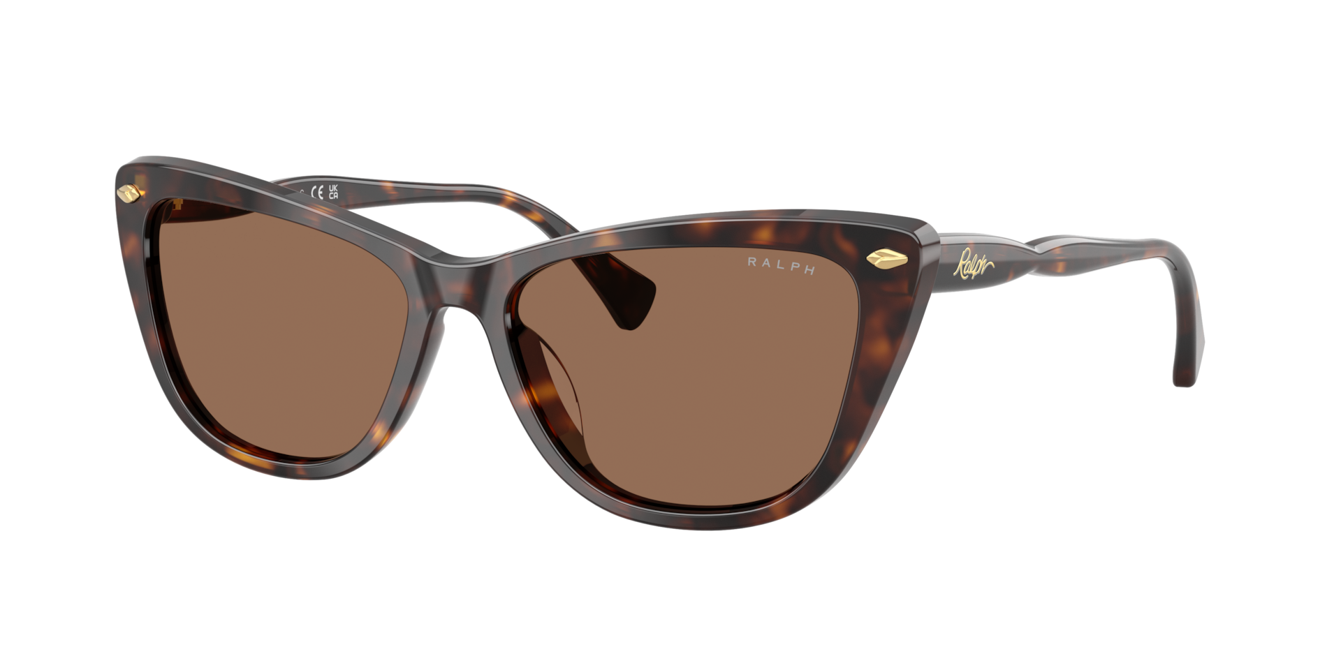 Ralph Woman Sunglass RA5346U -  Frame color: Shiny Dark Havana, Lens color: Brown