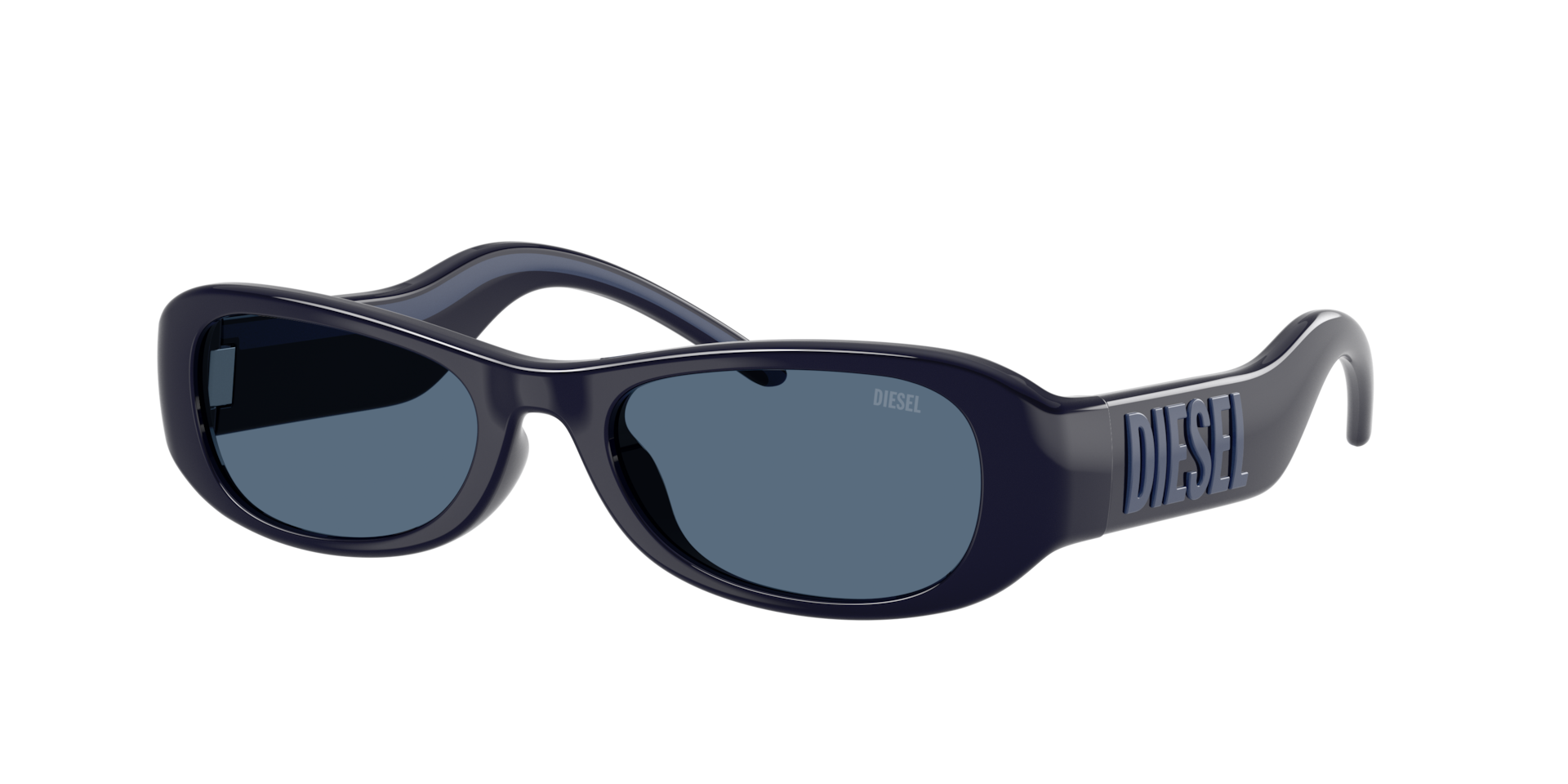 Diesel Unisex Sunglass DL3020U -  Frame color: Dark Blue, Lens color: Dark Blue