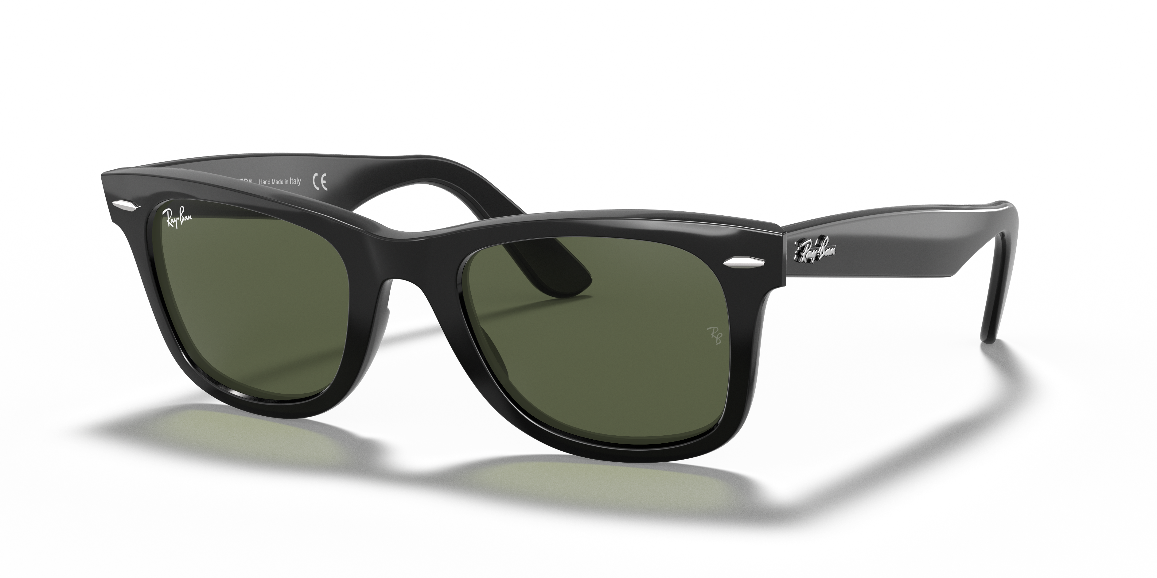 Ray-Ban Original Wayfarer Classic L (52 - 22) with Green lenses