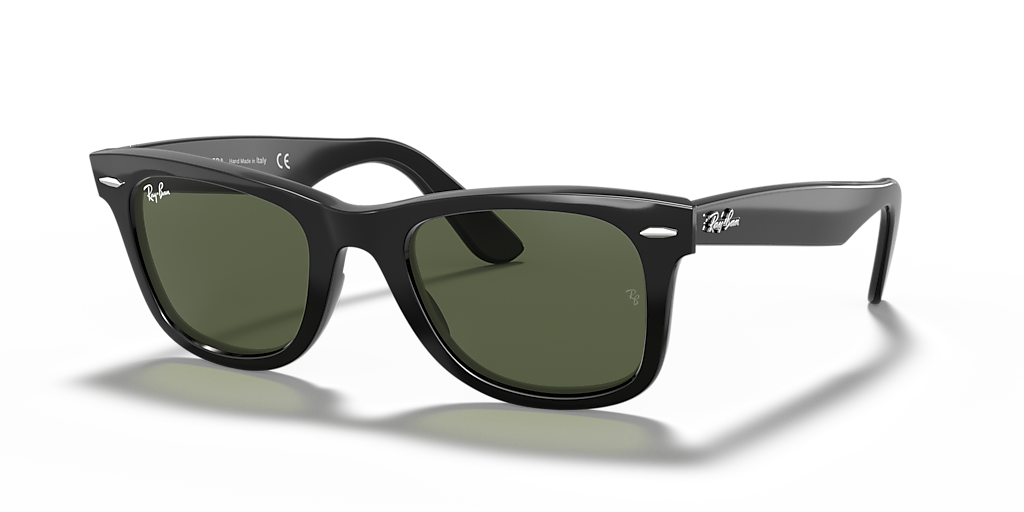 Ray-Ban Original Wayfarer Classic L (52 - 22) with Green lenses