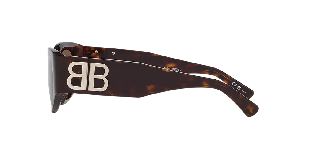 Balenciaga BB0324SK L (55 - 19) with Brown lenses and Tortoise