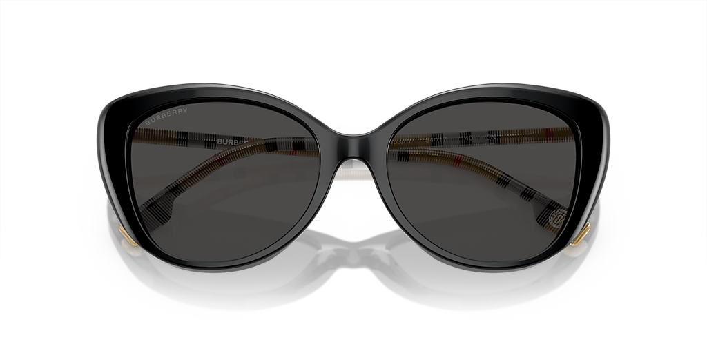 超美品　バーバリー Burberry BE4407 フルリム サングラス Burberry BE4407 M (54 - 17) with Grey lenses and Black frame