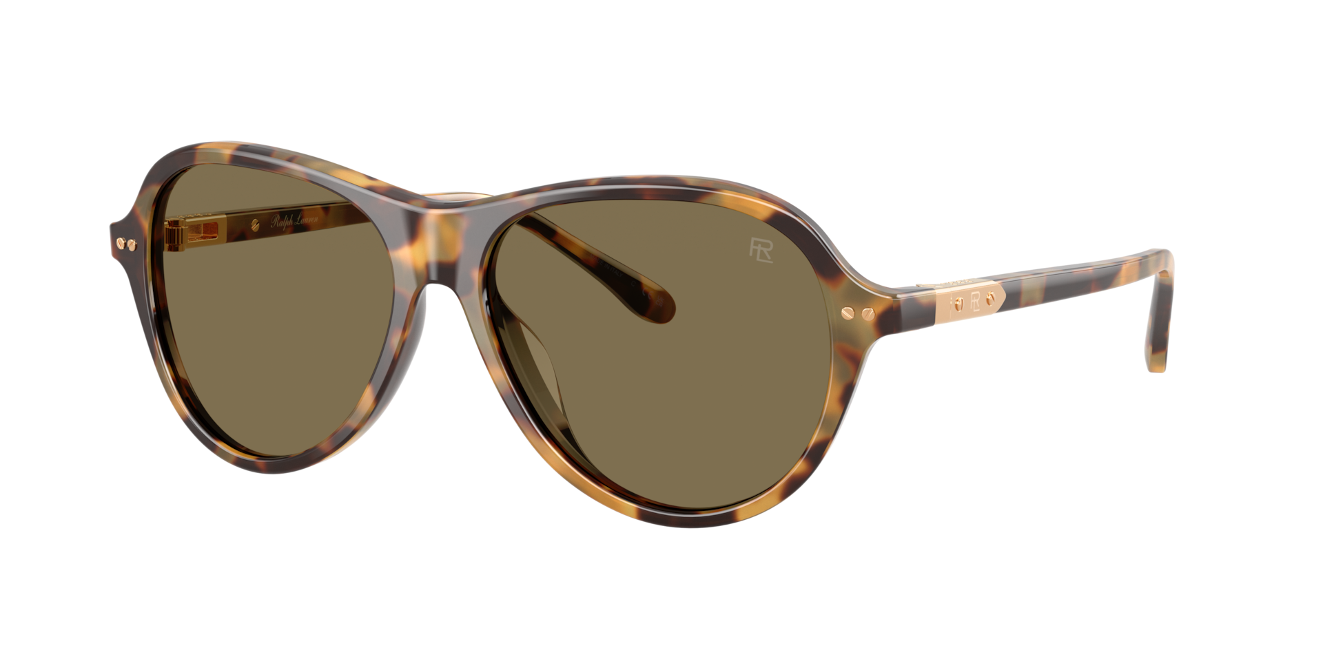 Ralph Lauren Man Sunglass RL8247U   Frame color Spotty Havana Lens color Brown