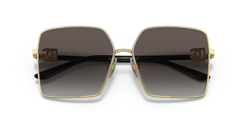 Dolce&Gabbana DG2279 XL (60 - 14) with Grey lenses and Gold  display picture 2