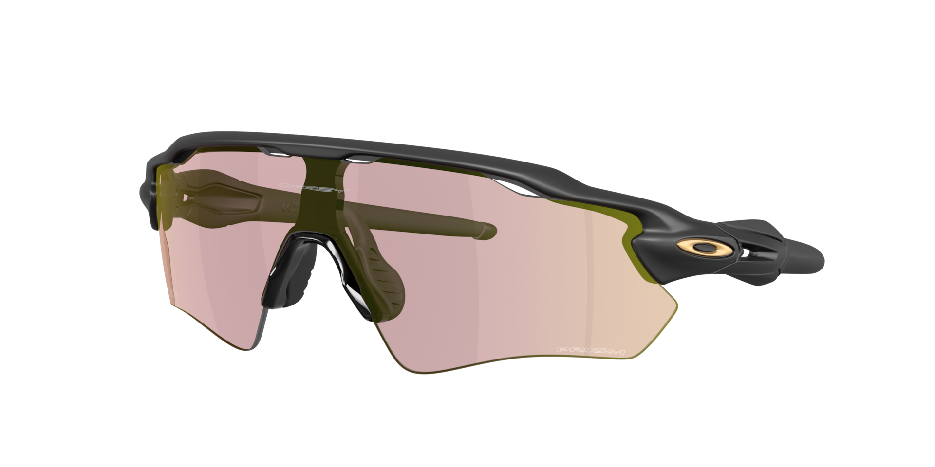 Oakley Homme Sunglass Radar® EV Path® - Couleur du Monture: Noir mat, Couleur de Lentille: Prizm Transitions Pyrite
