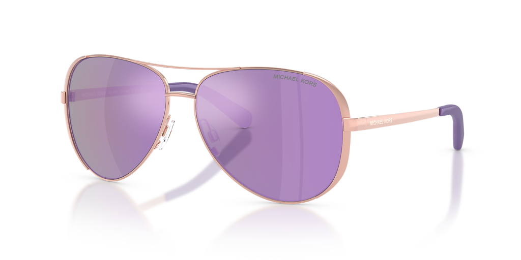 Michael Kors Chelsea L (59 - 13) with Violet lenses and Pink frame