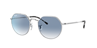 Ray-Ban Jack L (53 - 20) with Blue lenses and Silver frame