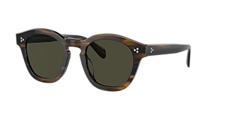 Oliver Peoples OV5419SU Lachman Sun L (53 - 19) with Green lenses