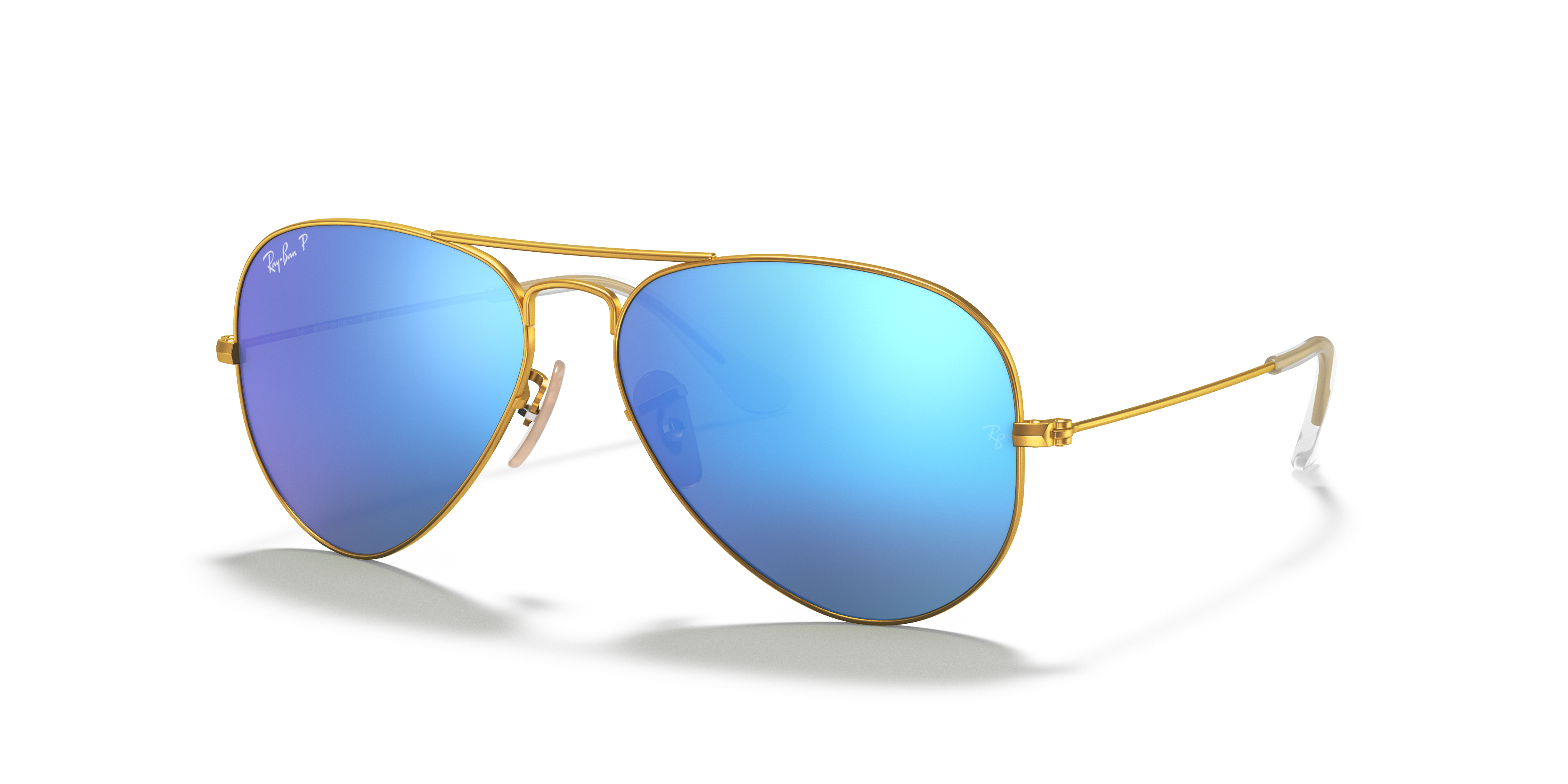 Ray-Ban Aviator Flash Lenses XL (58 - 14) with Blue lenses and