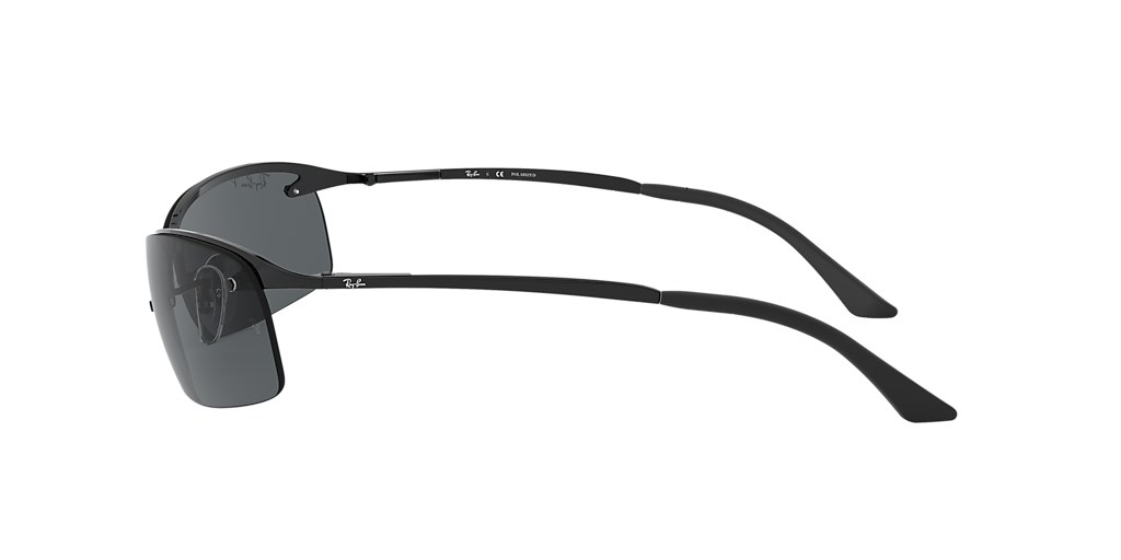 Ray-Ban RB3183 M (63 - 15) with Grey lenses and Black frame