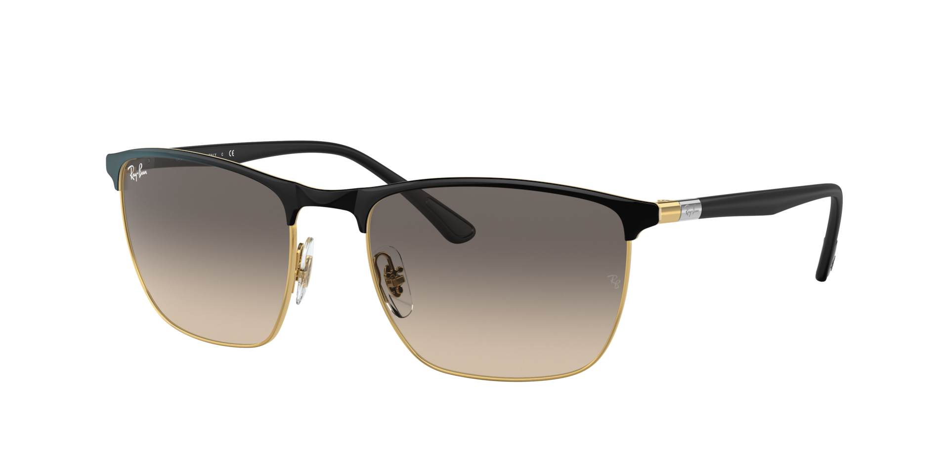 Ray-Ban RB3686 XL (57 - 19) with Grey lenses and Black frame
