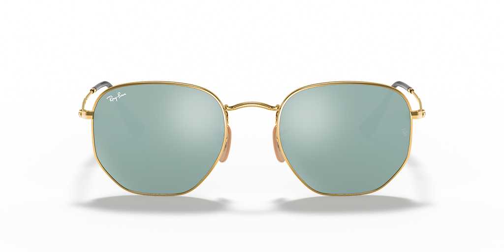 Ray-Ban Hexagonal Flat Lenses M (51 - 21) with Silver lenses and