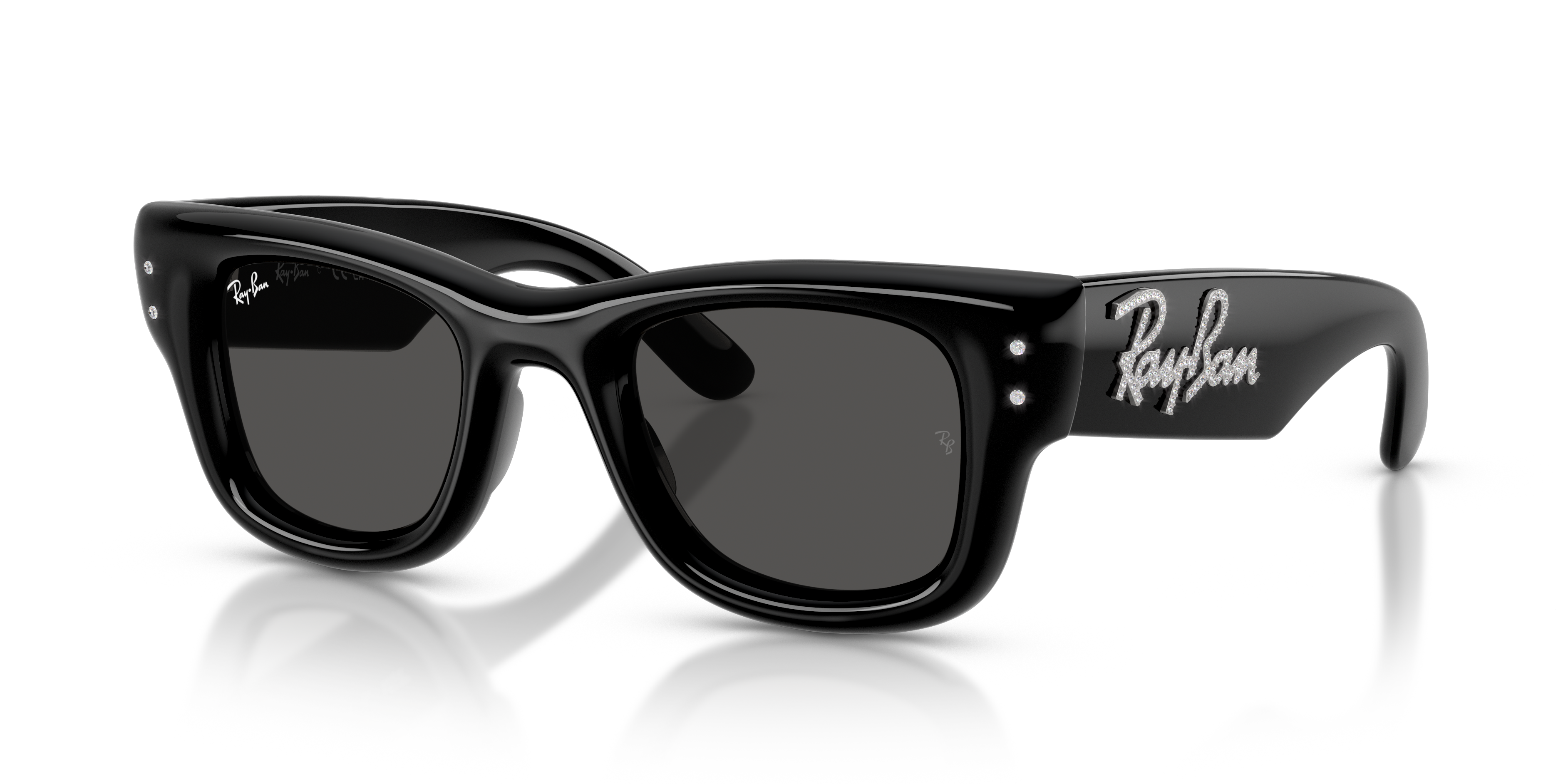小物 RAY BAN WAYFARER PUFFER CRYSTAL EDITION Ray-Ban RB4940B Wayfarer Puffer Crystal Edition M (47 - 23) with