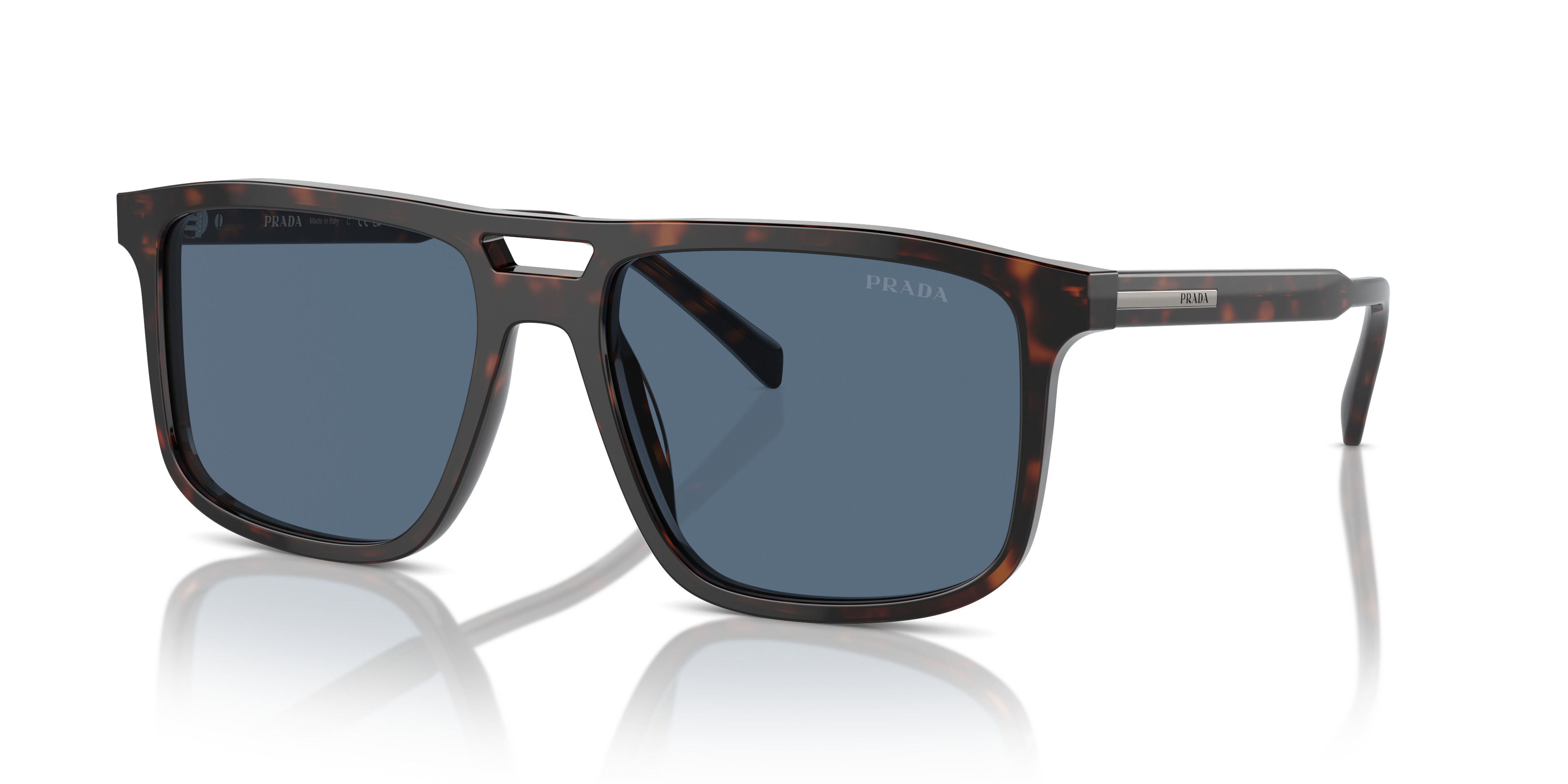 ✨美品✨PRADAのサングラス　Hawaiiで購入 Prada PR A22S L (56 - 18) with Blue lenses and Tortoise frame