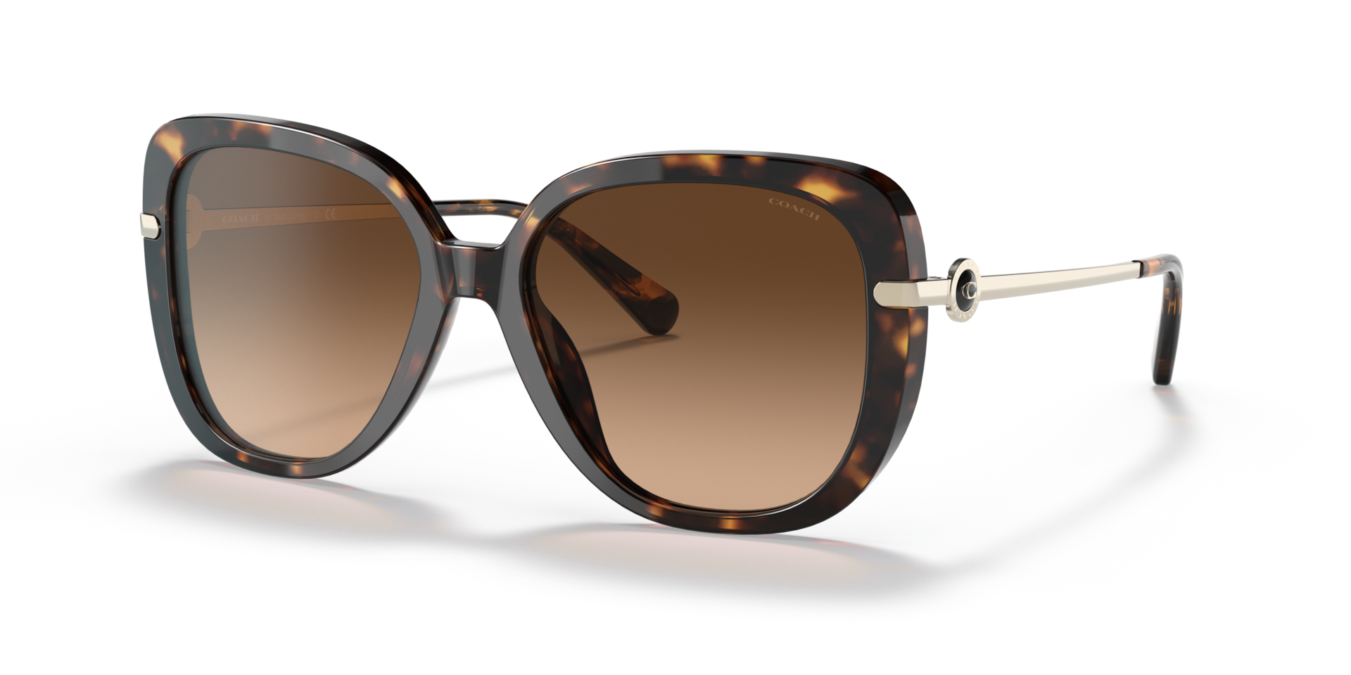 Coach C6180 XL (55 - 17) with Brown lenses and Tortoise frame