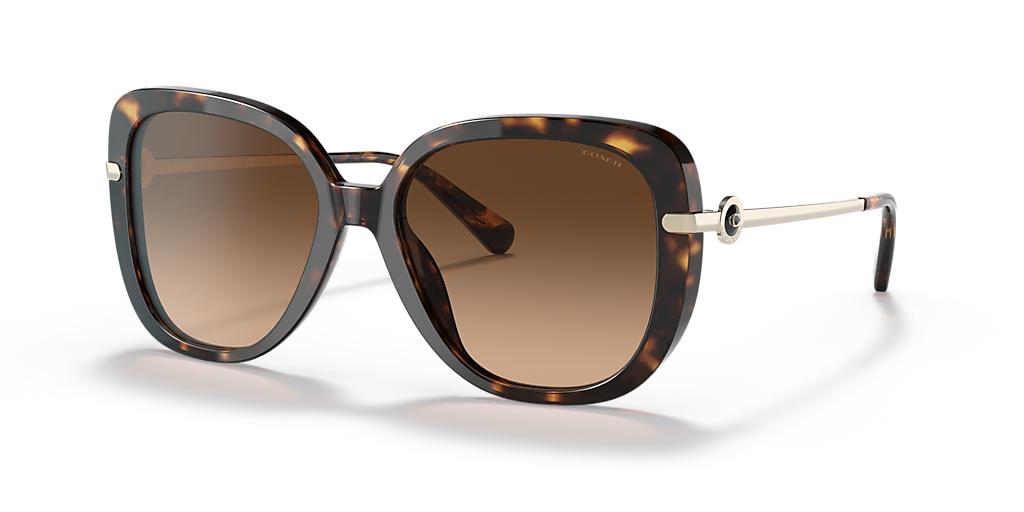 Coach C6180 XL (55 - 17) with Brown lenses and Tortoise frame