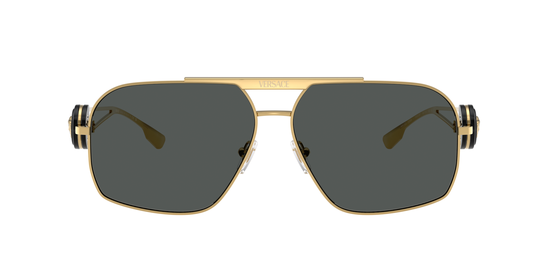 Versace VE2269 XL (62 - 13) with Grey lenses and Gold frame