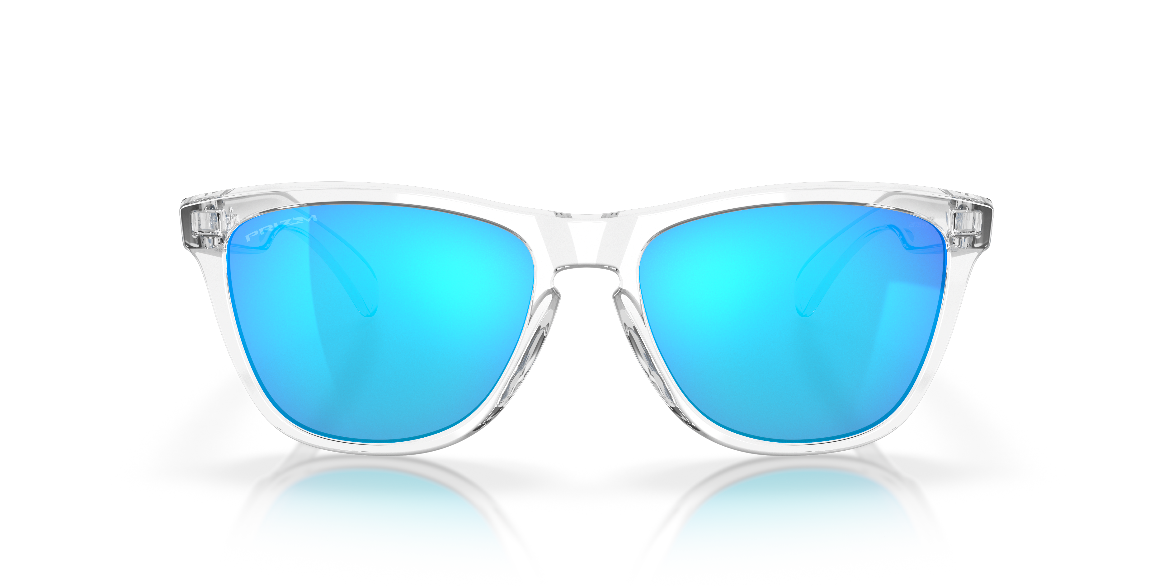 Oakley Frogskins™ XL (55 - 17) with Blue lenses and Transparent