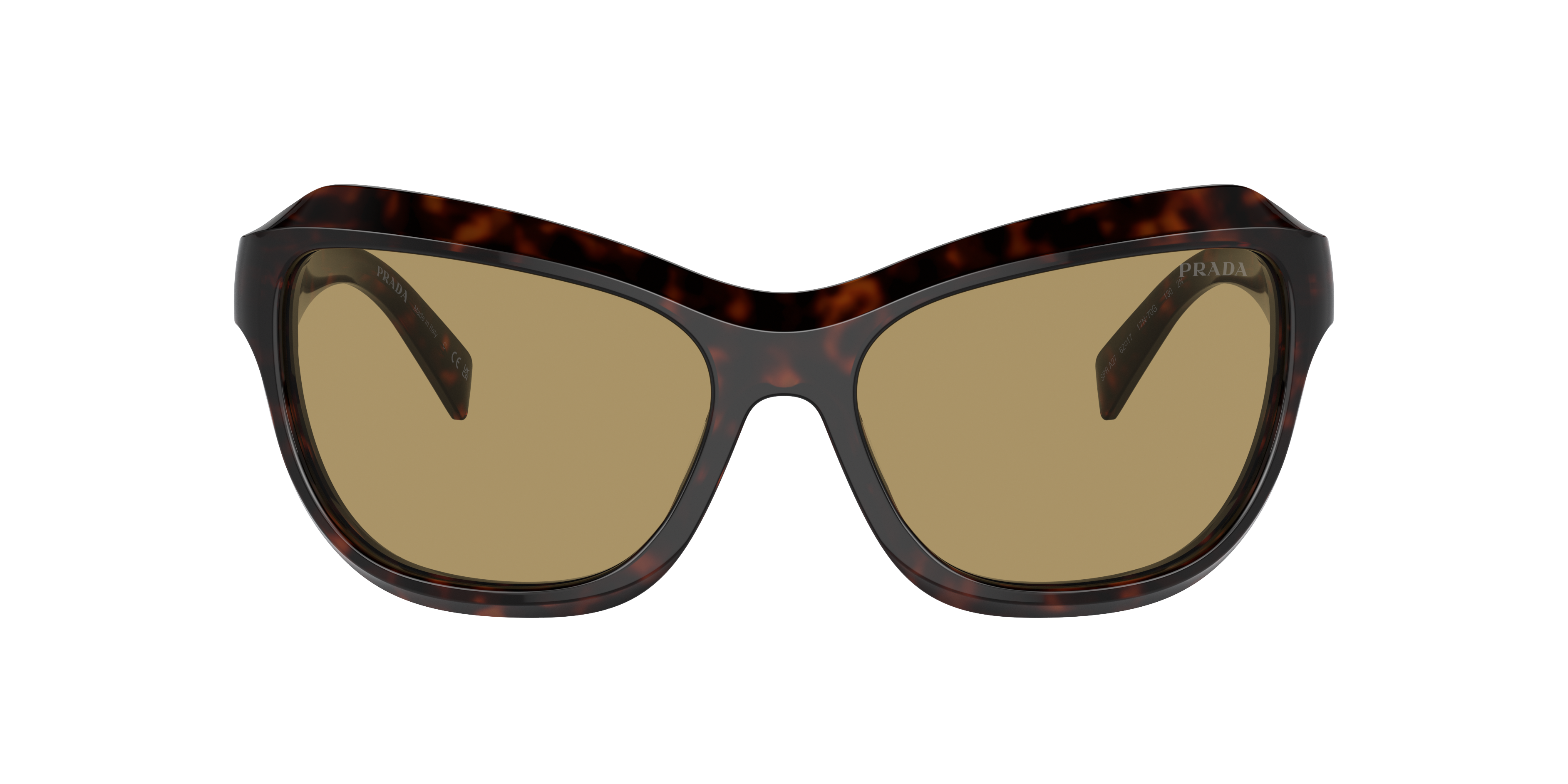 Prada PR A27S L (62 - 17) with Green lenses and Tortoise frame