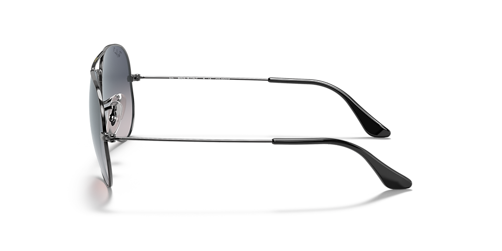 Ray-Ban Aviator Gradient XL (58 - 14) with Blue lenses and Grey