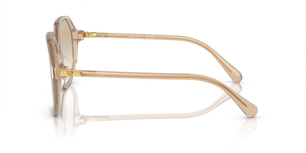 Swarovski SK6003 XL (57 - 16) with Grey lenses and Brown frame