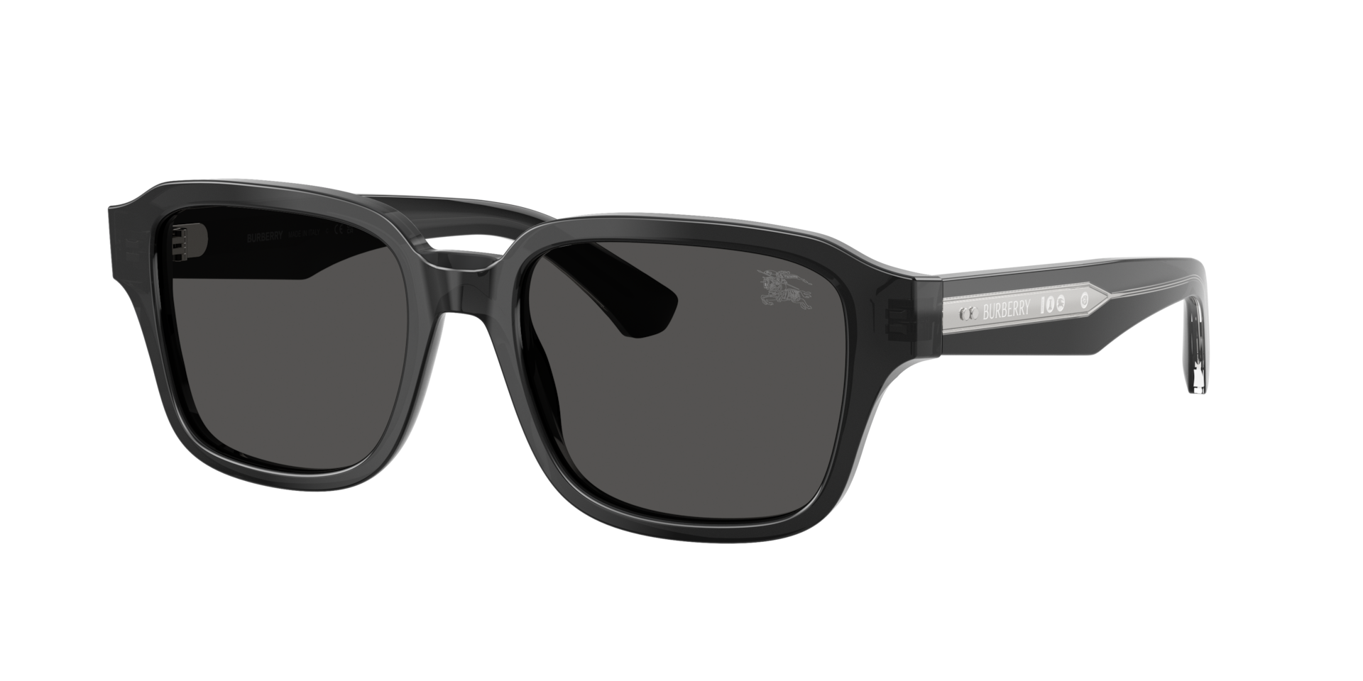 Burberry Mann Sunglass BE4484 - Rahmenfarbe: Grau, Linsenfarbe: Dunkelgrau
