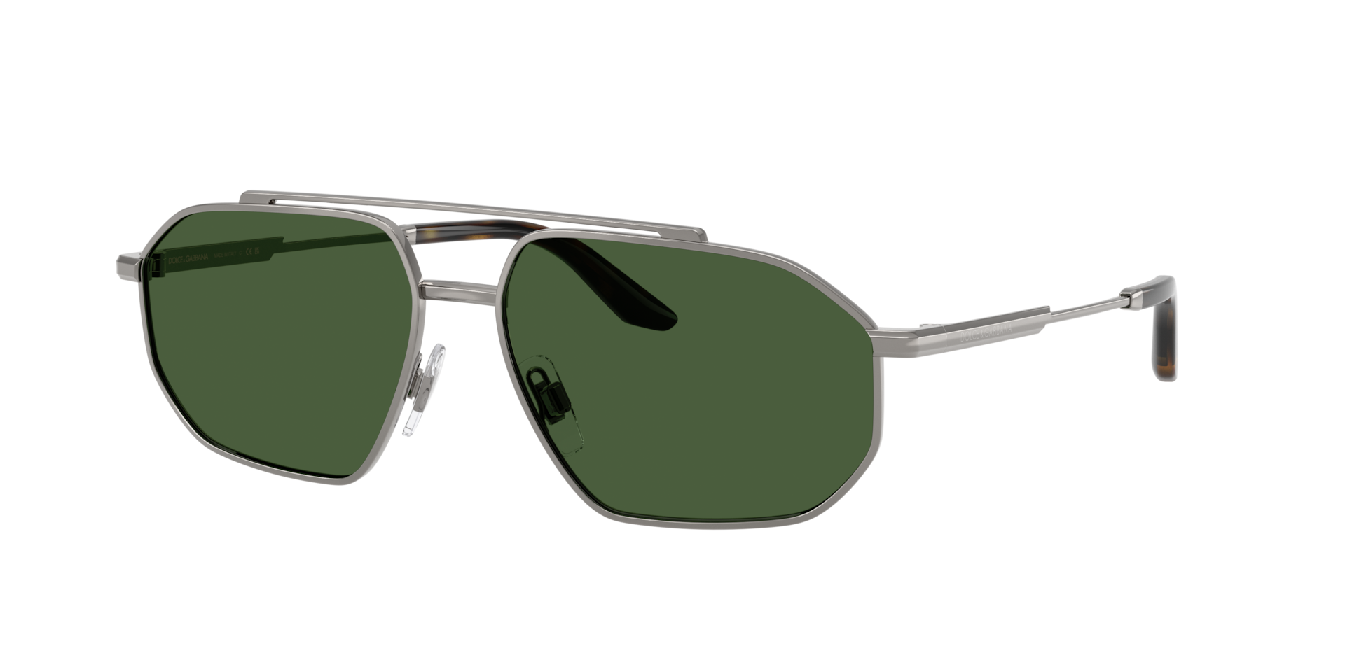 Dolce&Gabbana Man Sunglass DG2328 -  Frame color: Gunmetal, Lens color: Dark Green