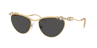 Swarovski SK6057 L (56 - 16) with Grey lenses and Black frame
