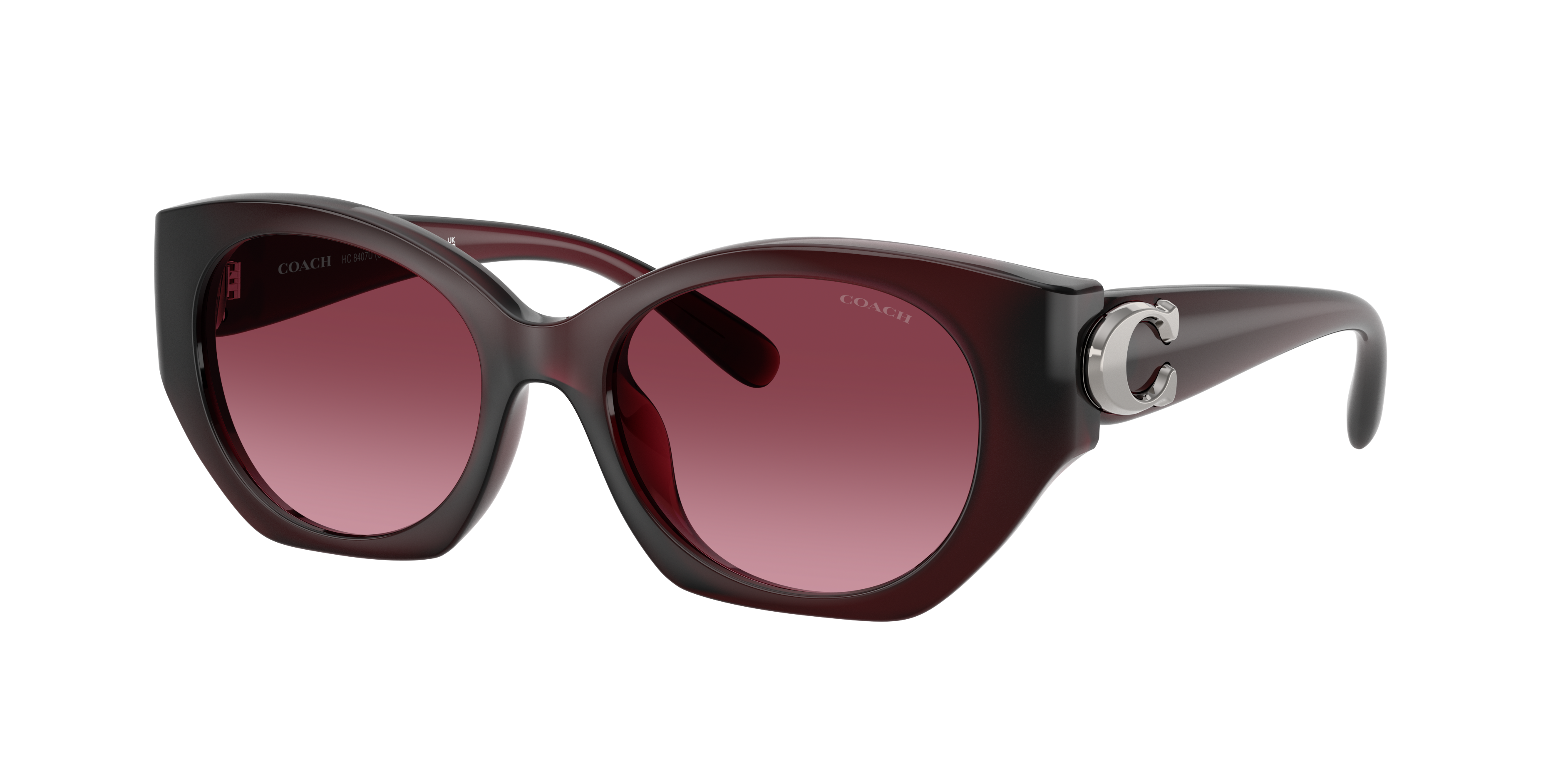 Coach Woman Sunglass CW194 -  Frame color: Milky Burgundy, Lens color: Berry Gradient