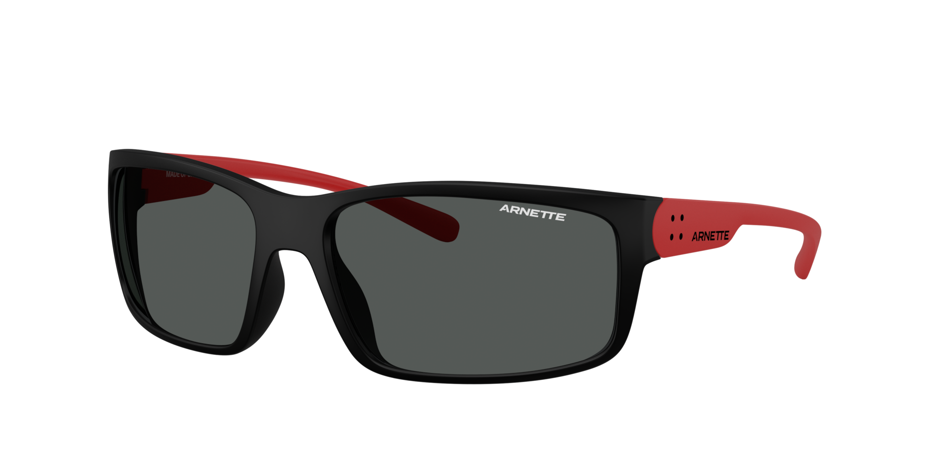 Arnette Man Sunglass Fastball 2.0 - Frame color: Matte Black, Lens color: Dark Grey
