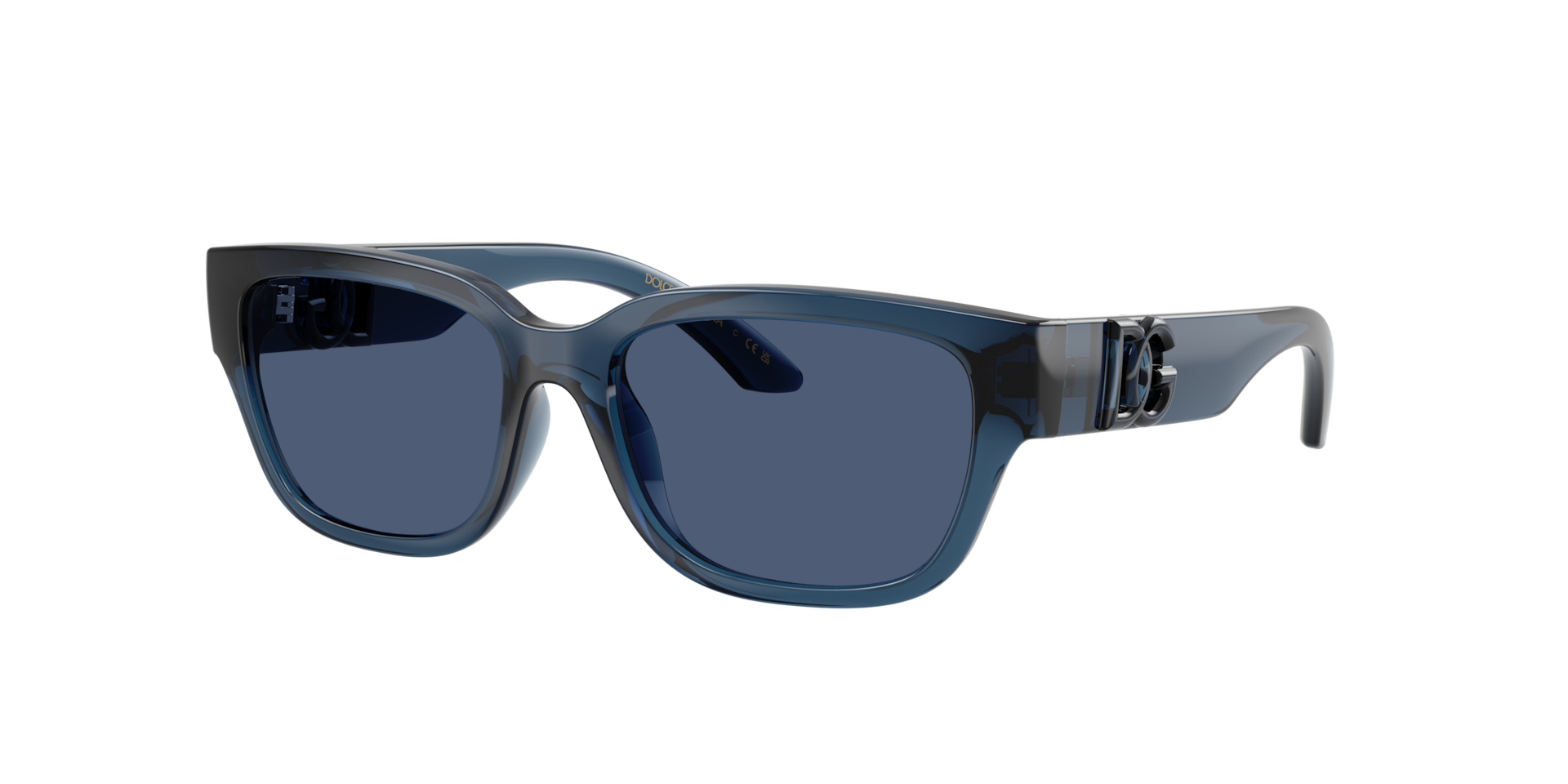Dolce&Gabbana Unisex Sunglass DX6009 -  Frame color: Transparent Blue, Lens color: Dark Blue