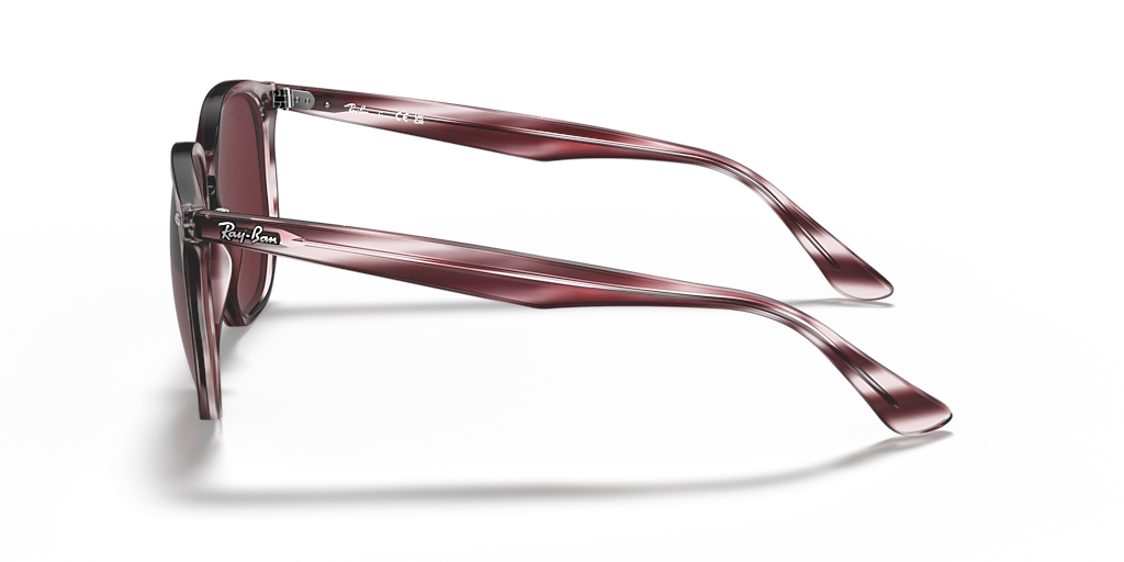 Ray-Ban RB4306 L (54 - 19) with Violet lenses and Red frame
