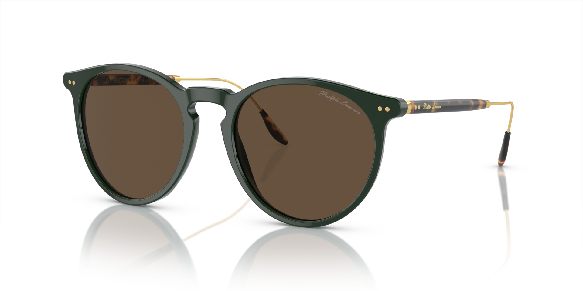 Ralph Lauren RL8181P L (53 - 19) with Brown lenses and Green frame