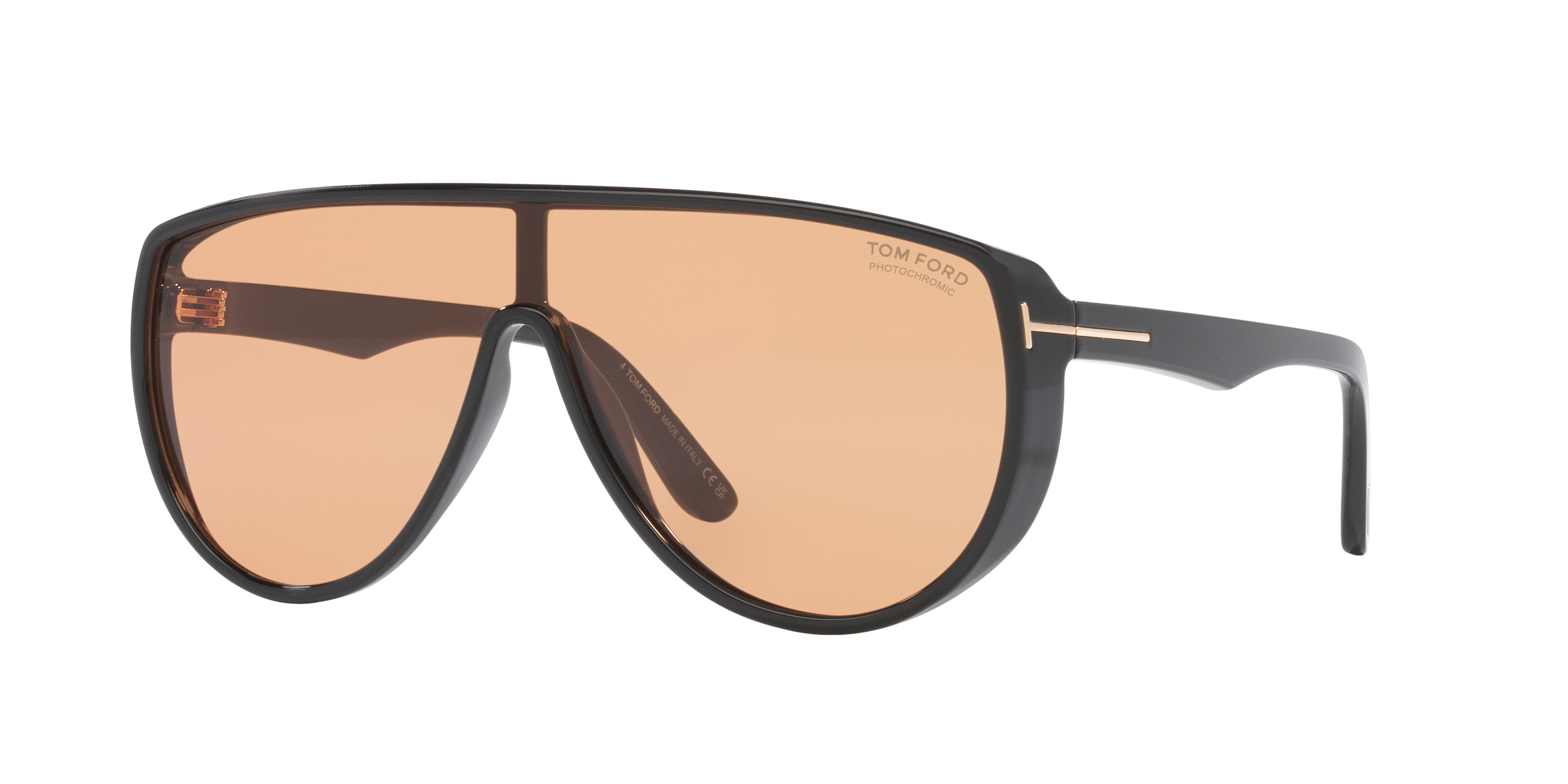 Tom Ford Achilles XXL (47 - 147) with Brown lenses and Black frame