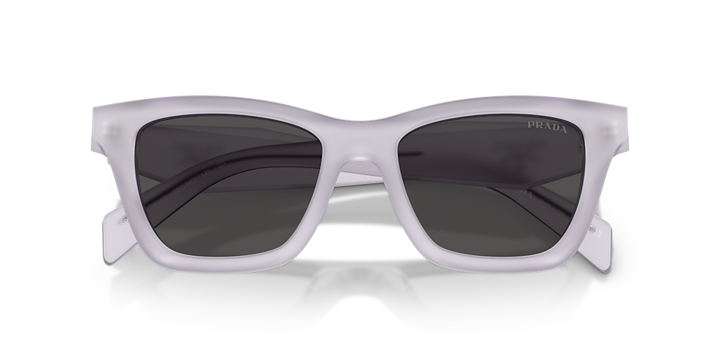 Prada PR C07S S (51 - 18) with Grey lenses and Transparent frame