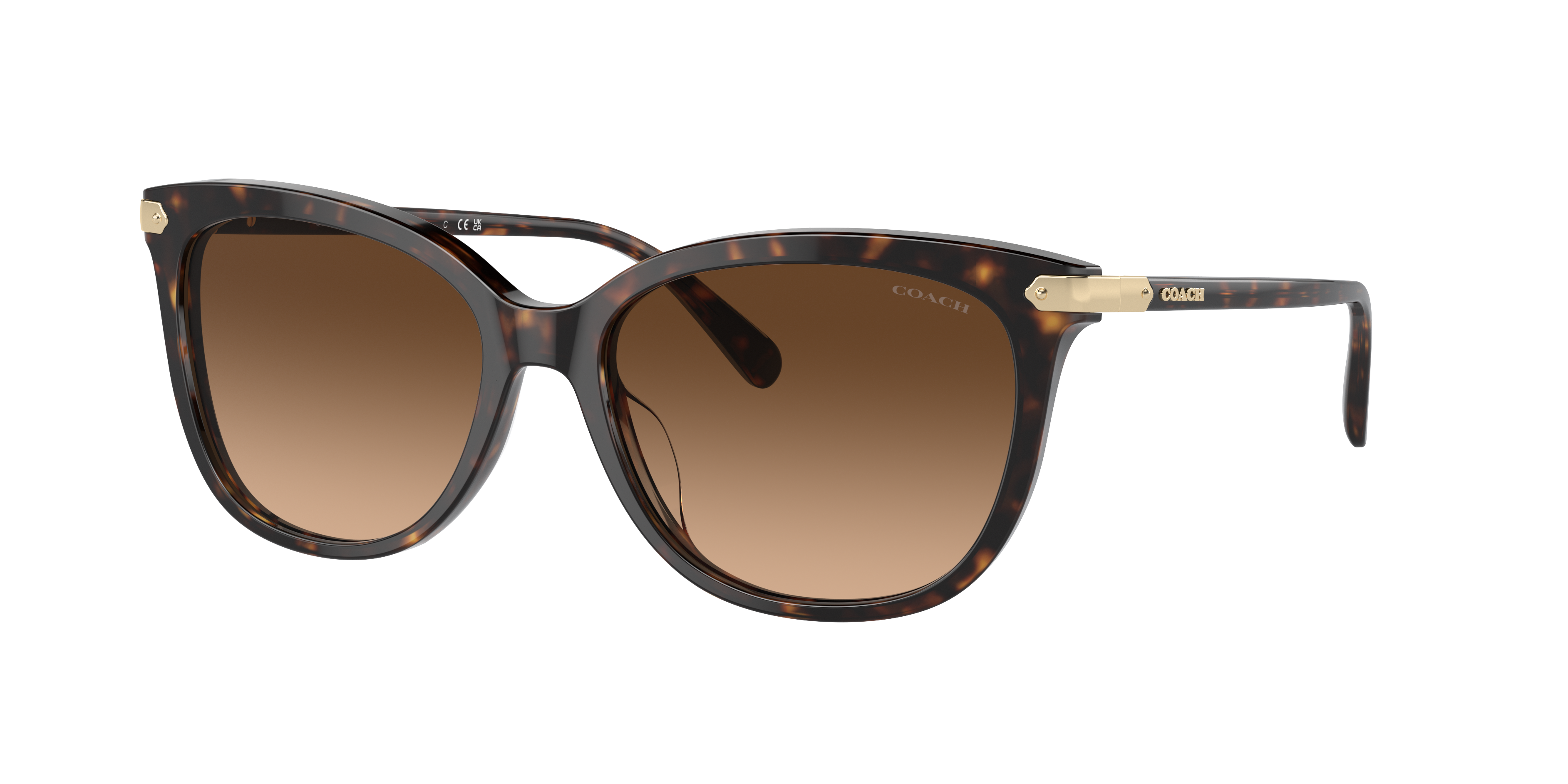 Coach Woman Sunglass CL926 -  Frame color: Dark Tortoise, Lens color: Brown Gradient