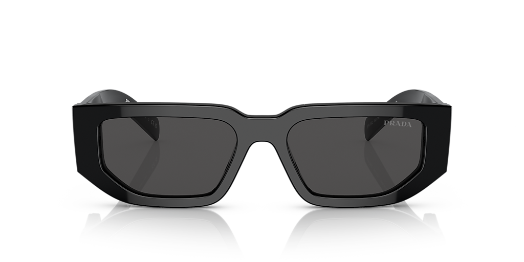 Prada PR 09ZS M (54 - 18) with Grey lenses and Black frame
