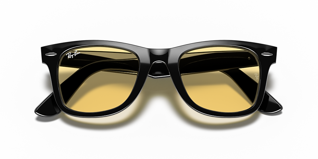 Ray-Ban Original Wayfarer Classic L (52 - 22) with Yellow lenses