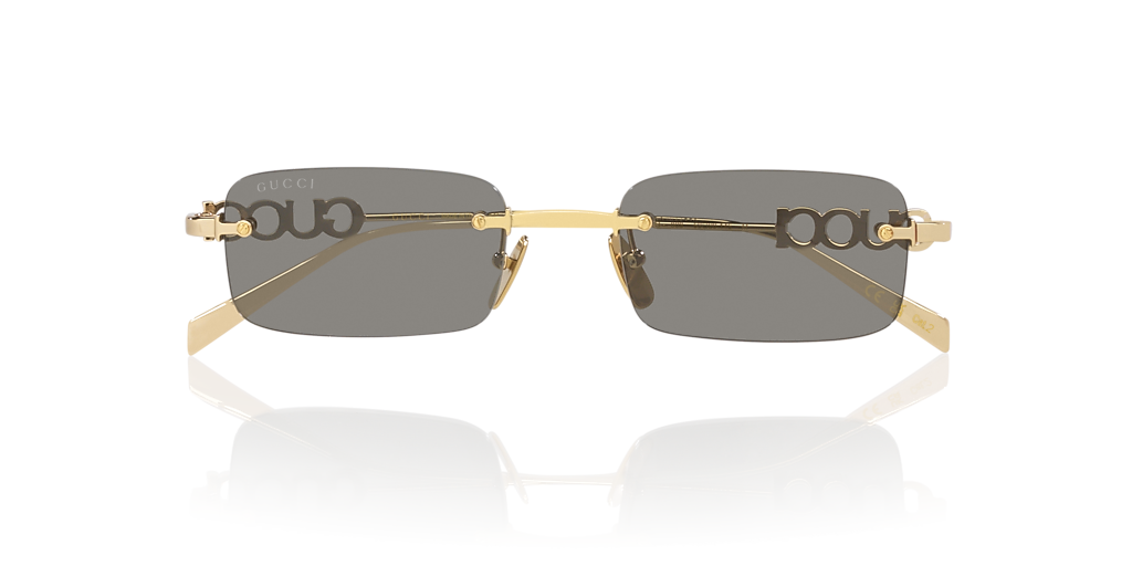 Gucci GG1808S S (52 - 20) with Grey lenses and Gold frame