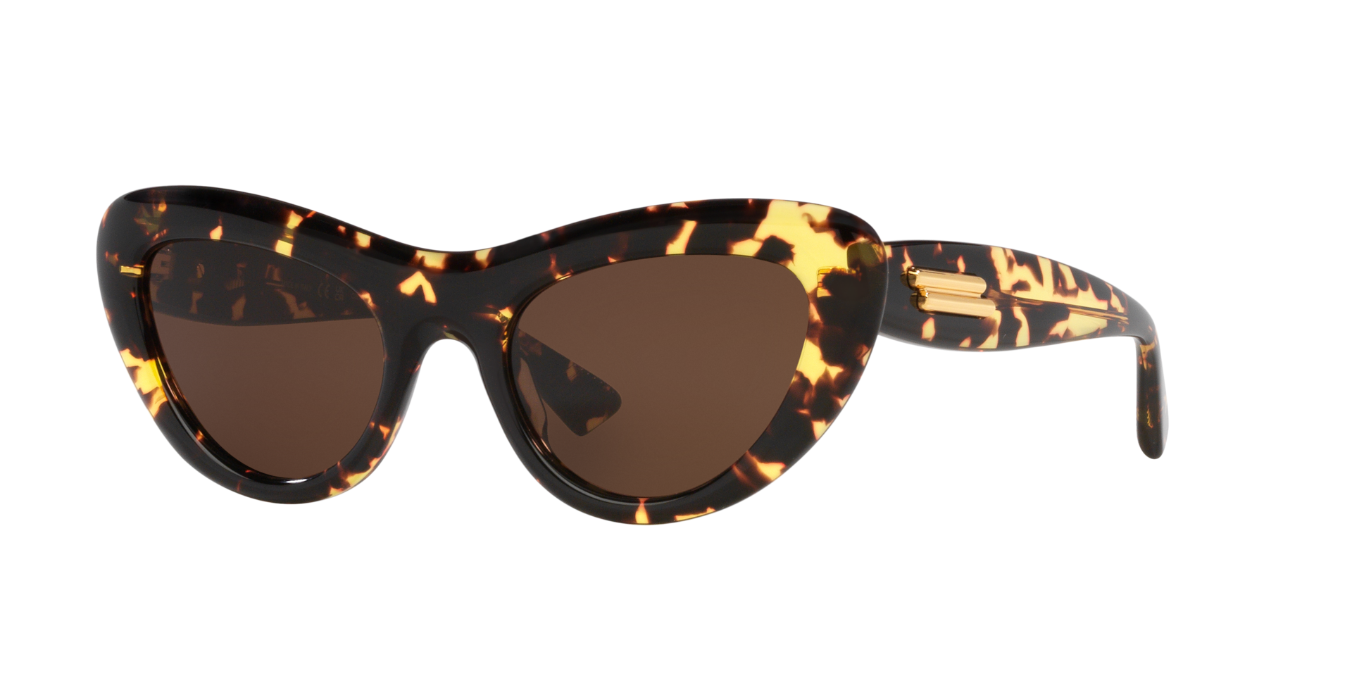 Bottega Veneta Femme Sunglass BV1282S - Couleur du Monture caille Couleur de Lentille Brun 390 €