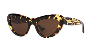 Bottega Veneta BV1282S M (53 - 21) with Brown lenses and Tortoise